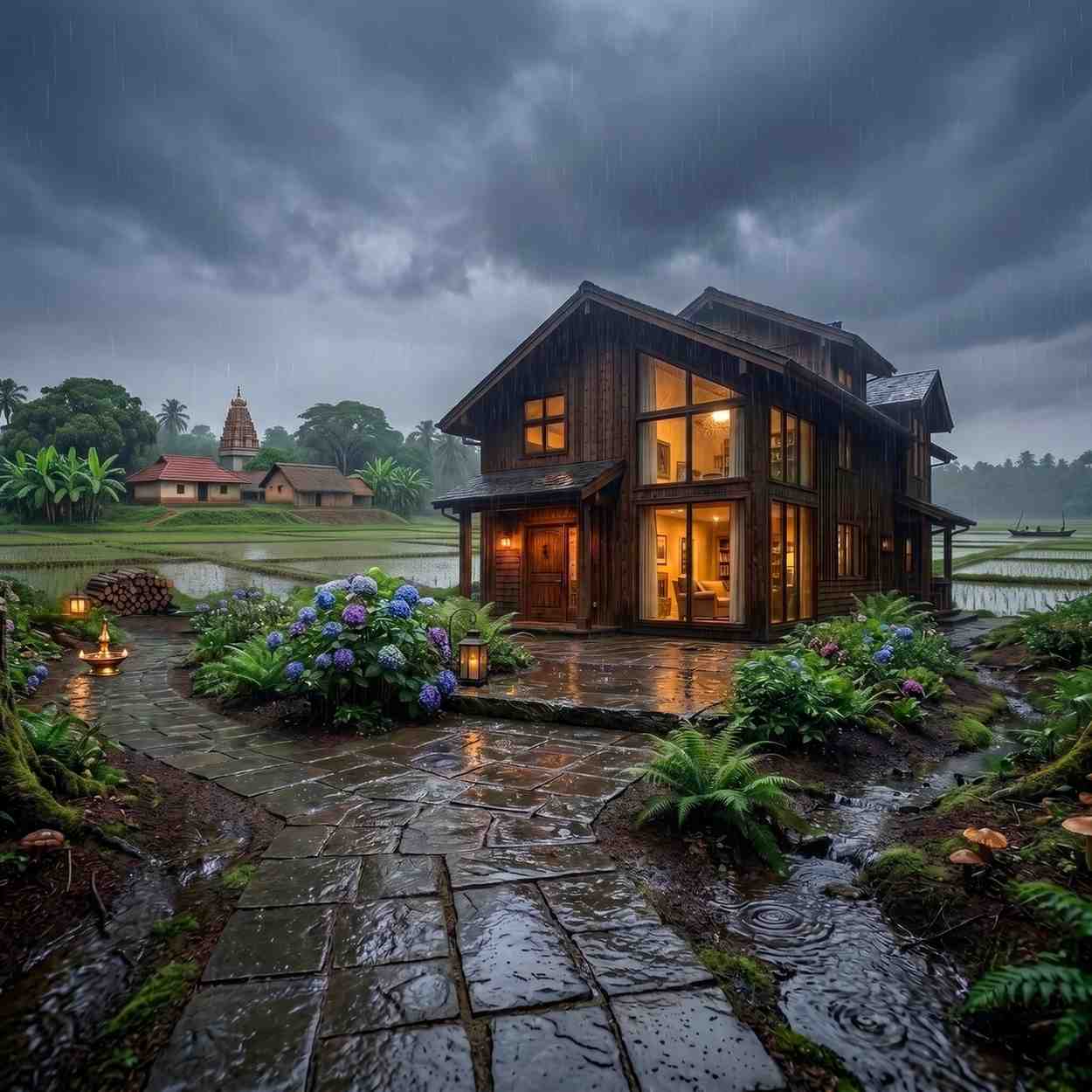 Rainwater Harvesting Systems for Sustainable Farmhouses